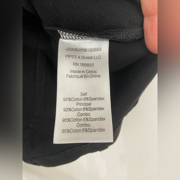 Veronica Beard Ankara Seamed Crewneck T-Shirt Black Size XS - Picture 7 of 9